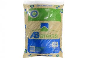 Areia Média Lavada 20kg