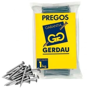 Prego Com Cabeça Polido 12x12 1kg Gerdau - Image 2