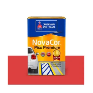 Tinta Sherwin Williams Novacor Acrílico Piso Vermelho Segurança 18 Litros